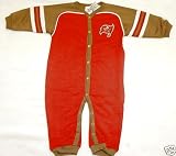 TAMPA BAY BUCCANEERS NFL 3-6 Months Infant Sleeper, Pajamas, Creeper NEW Baby