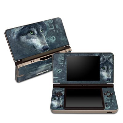 Wolf Reflection Partners Protector Skin Decal Sticker for Nintendo DSi XL Game Device