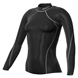 SKINS Women's Bio Snow Mock Neck Long Sleeve Top