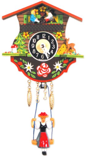 German Black Forest Clock on Swing
