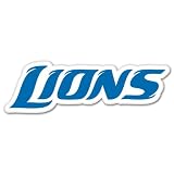 Detroit Lions car bumper sticker decal 7" x 3"