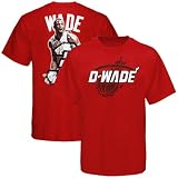 NBA Boys' Miami Heat Dywane Wade Notorious Hd S/S Screen Tee (Red, X - Large)
