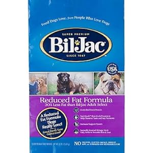 BIL-JAC 319061 Reduced Fat Dry Food for Dogs, 30-Pound