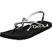 Roxy Women's Acapulco Ankle-Strap Sandal,Black,6 M US