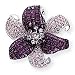 Swarovski Crystal Flower Brooch