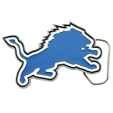 NFL Detroit Lions Pewter Team Logo Belt Buckle