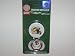 FLORIDA STATE SEMINOLES Team Logo BABY PACIFIER and CLIP with Silicone Nipple