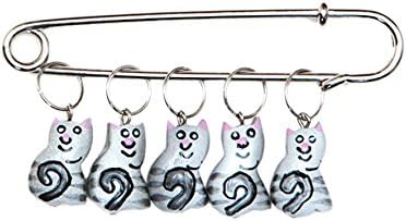 Paradise Exotic Accessories Wood Kitty Stitch Markers