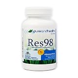 Resveratrol 120 Count, 100mg Capsules 98% Pure Micronized