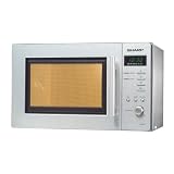 Produkt-Bild: SHARP 589432 Microwellenherd R-26 ST Edelstahl 800 W Leistung, 5 Leistungsstufen, 12 Programme