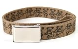 Grateful Dead Dancing Bears Hemp Belt, One Size Fits Most