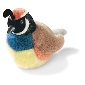 California Quail - Audubon Plush Bird (Authentic Bird Sound)