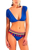 less is more Sujetador de Bikini (Azul)