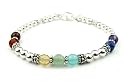 Sterling Silver Chakra Balancing / Healing Gemstone Jewelry