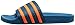 adidas Men's Adilette, Surf Petrol/Solar Orange/Surf Petrol, 12