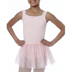 Buy Danskin Girls 2-6x Tank Leotard With Embroidered Tulle Skirt