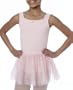Danskin Girls 2-6x Tank Leotard With Embroidered Tulle Skirt,Petal Pink,T (2/4)