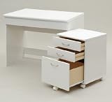 YAMAZEN(�R�P) �f�X�N���`�F�X�g�Z�b�g�i��120�j CO-DESK1200/CHEST�iWH�j �z���C�g