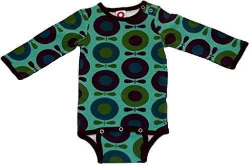 Katvig Big Apple Onesie - Blue/Green - L/S (3-6 Months)