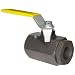 Apollo 72-140 Series Carbon Steel High Pressure Ball Valve with Stainless Steel 316 Ball and Stem, Two Piece, Inline, Lever, NPT Female