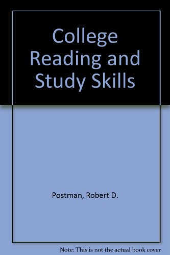 College Reading and Study Skills