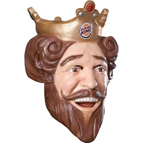 Rubies Costume Burger King Vinyl Mask