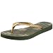 Havaianas Women's Slim Indian Elephant Flip Flop,Oliva,41/42 BR