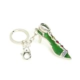 410OPxo8mVL. SL160  Green Crystal High Heel Sandal Charm Keychain