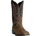 Men's Laredo 12" Pull On Leather Stockman Western Boots