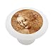 Female Head Study by Da Vinci Decorative High Gloss Ceramic Drawer Knob