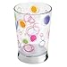 InterDesign Doodle Plastic Tumbler Cup for Bathroom Vanity Countertops - Clear/Chrome