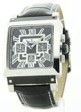 Mens Crotone en cuir Chronomaster Date montre CC311316BSBK