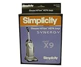 Simplicity Synergy HEPA Vacuum Bags