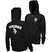 Minnesota Vikings Touch Back II Men's Zip Front Hooded Sweatshirt, X-Large