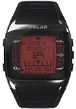 Polar FT60 Men's Heart Rate Monitor Watch (Black with Red Display)