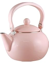 Kitchen: Calypso Basics 2-Quart Enamel-on-Steel Teakettle, Pink - Calypso Basics