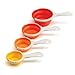 Chef'n SleekStor Pinch+Pour Collapsible Measuring Cups (Orange Tonal)
