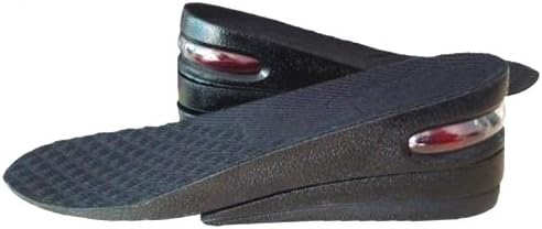 2 Pairs Black Height Increase Lift Foam Shoes Taller Insole Insert Full Pad Pair Upto 6 Cm, Wl-032