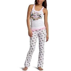 Buy Baby Phat Ladies Tank With Roll Over Printed Pj Pant