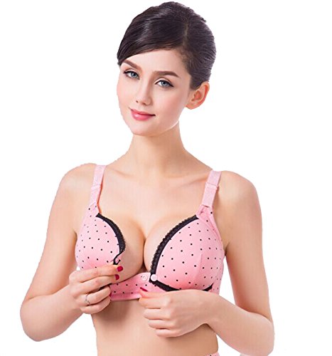 Kooyol women s cotton maternity nursing bra (medium, pi…