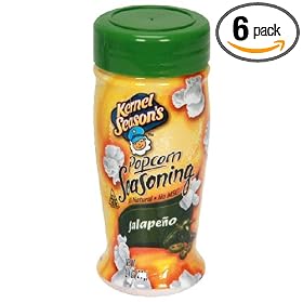 Kernel Season's Popcorn Seasoning, Jalapeno, 2.4-Ounce Shakers (Pack of 6)