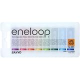 SANYO NEW eneloop tones 充電式ニッケル水素電池(単3形8色カラーパック) HR-3UTGA-8TN