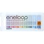 SANYO NEW eneloop tones �[�d���j�b�P�����f�d�r(�P3�`8�F�J���[�p�b�N) HR-3UTGA-8TN