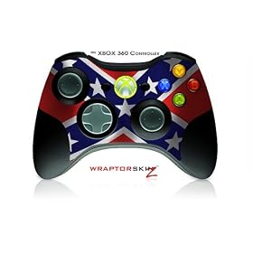 XBOX 360 Wireless Controller Skin - Confederate Flag (Controller Not Included)