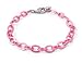 CHARM IT© Pink Single Chain Link Charm Bracelet