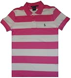 Women's Ralph Lauren Sport Short Sleeve Polo Shirt Maui White Striped