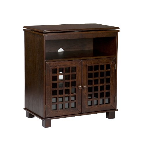 Narita Espresso Swivel Top Media Stand