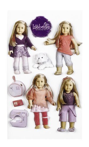 American Girl Crafts Stacked Stickers, Girl of The Year Isabelle