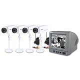Swann DIY Security Kit w/2 Real & 2 Imitation Cameras & Monitoring System
