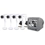 Swann DIY Security Kit w/2 Real & 2 Imitation Cameras & Monitoring System